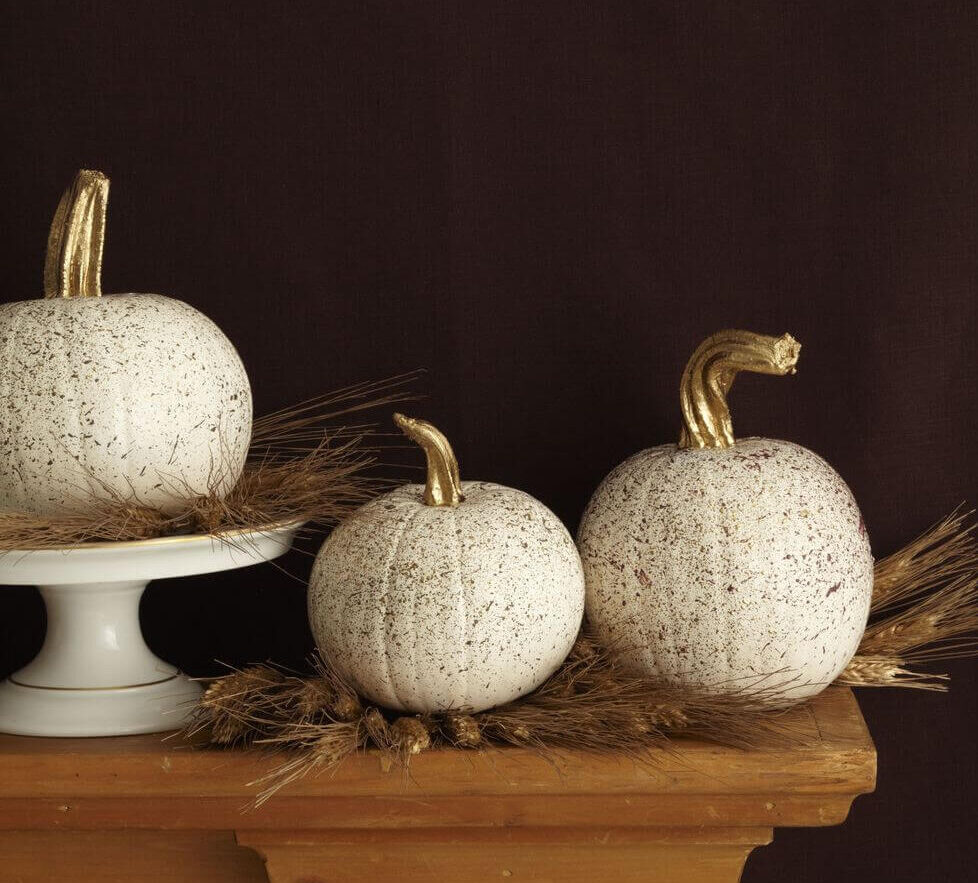 3-Splatter Paint Pumpkins