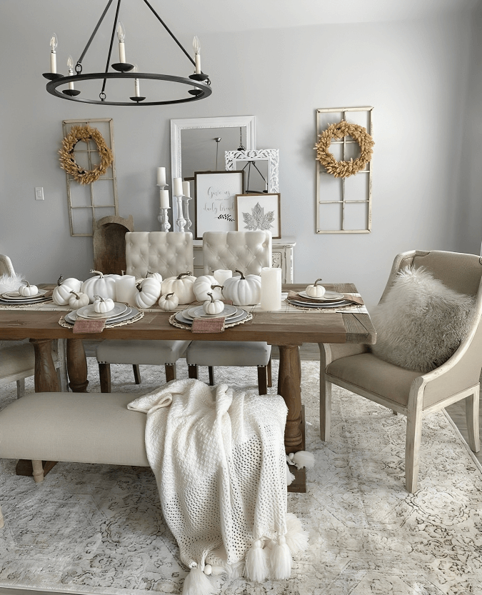 Beautiful Farmhouse Neutral Fall Decor: Bringing Cozy Elegance
