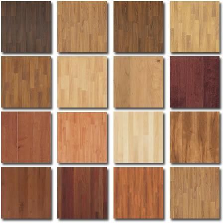 What are the types of wooden floors?
