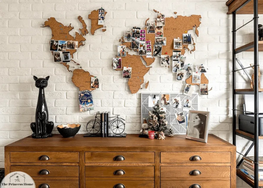 Corkboard Wall: