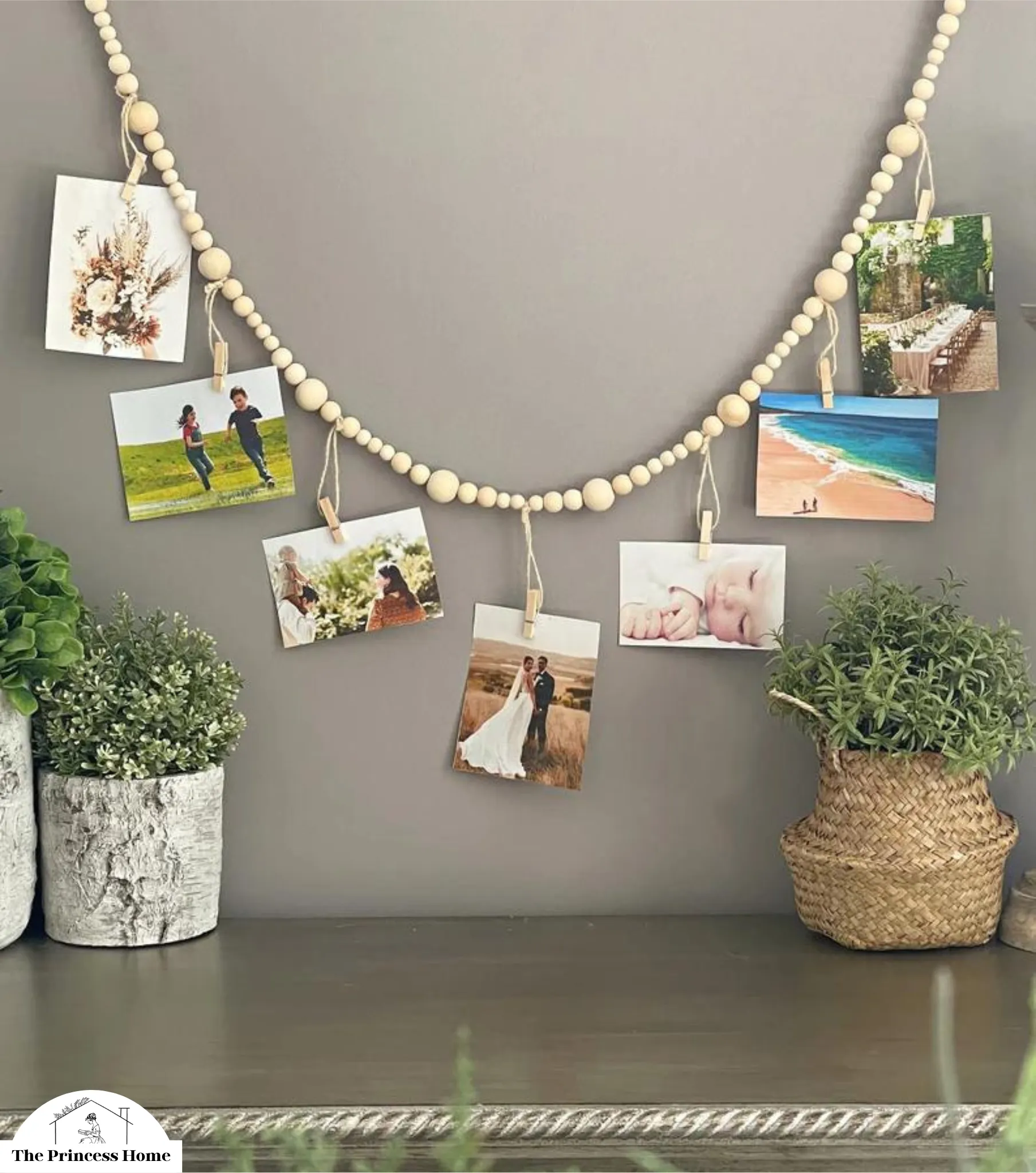 7.Personalized Photo Garland: