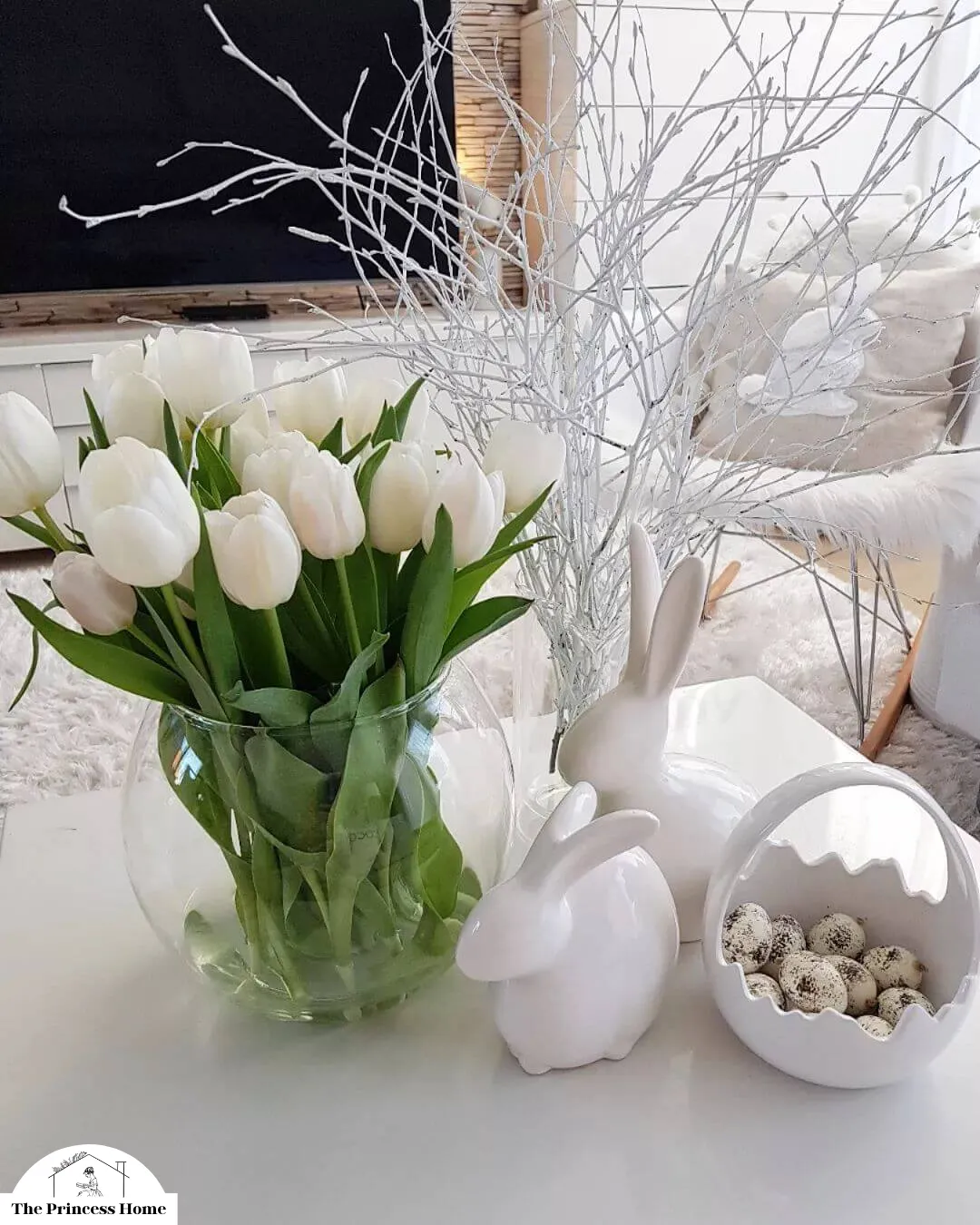 1.White Tulips in a Vase