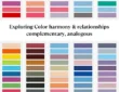 Exploring Color harmony & relationships: complementary, analogous