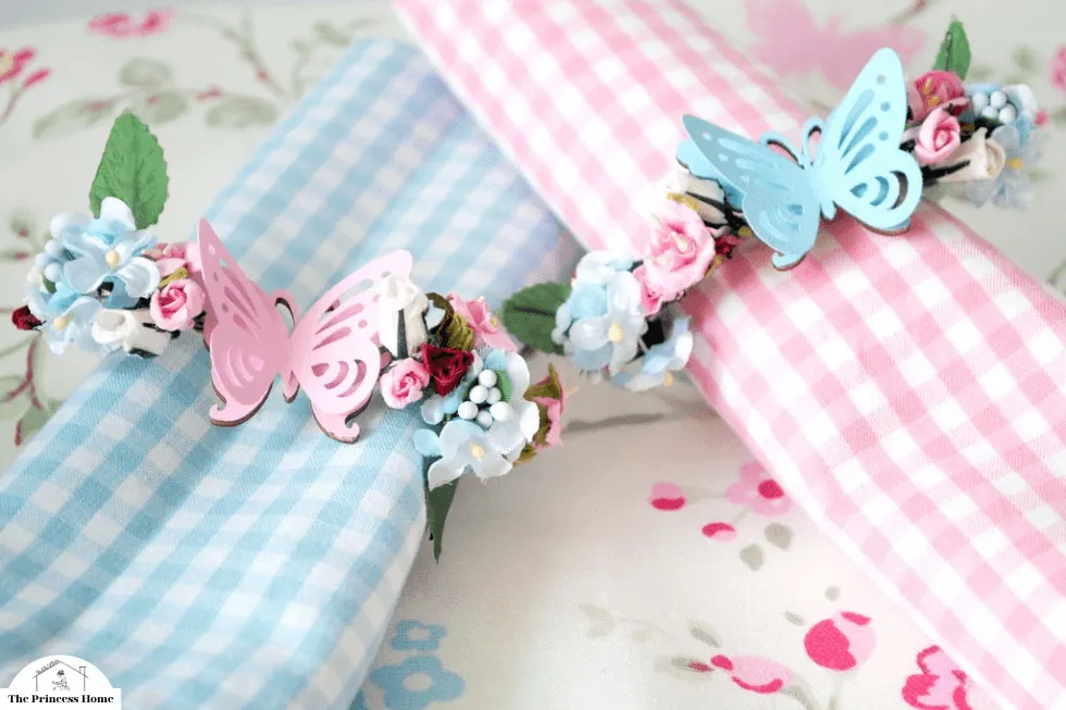 Spring-themed Napkin Rings:
