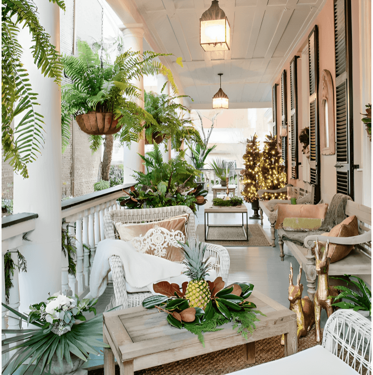 Balcony Christmas Decorations Exciting  Inspiring Ideas