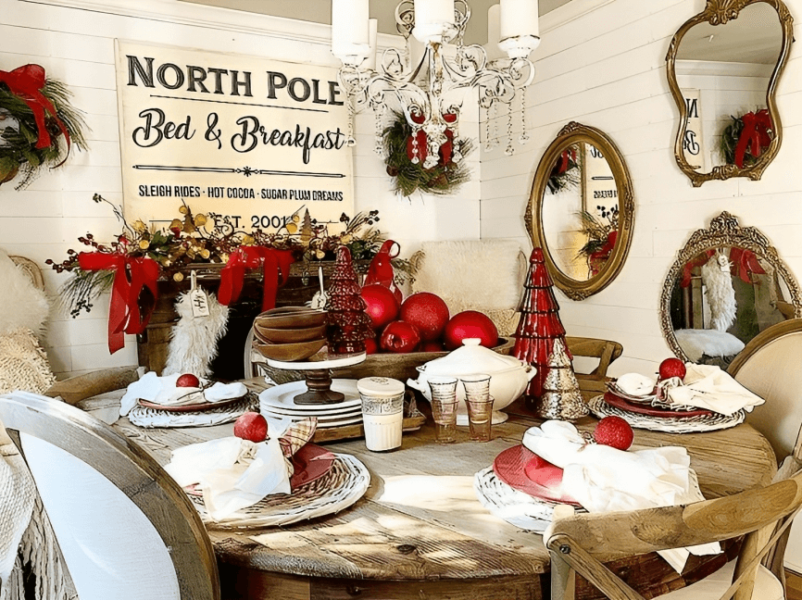 A Cozy Farmhouse Antique Christmas: Home for the Holidays