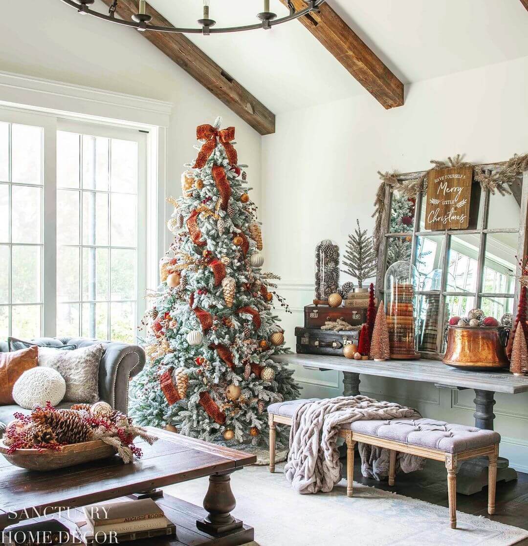 Magical Farmhouse Christmas Decorations home tour