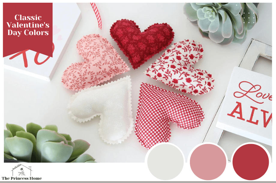 2.Classic Valentine's Day Colors