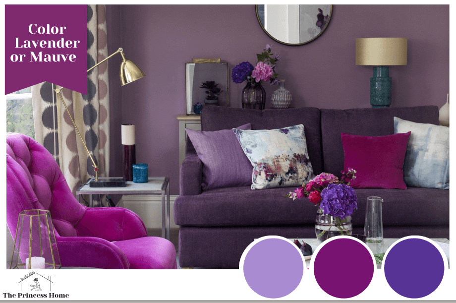 5.Lavender or Mauve: 