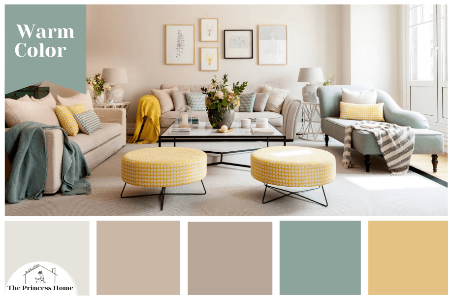 Warm Color Palette: