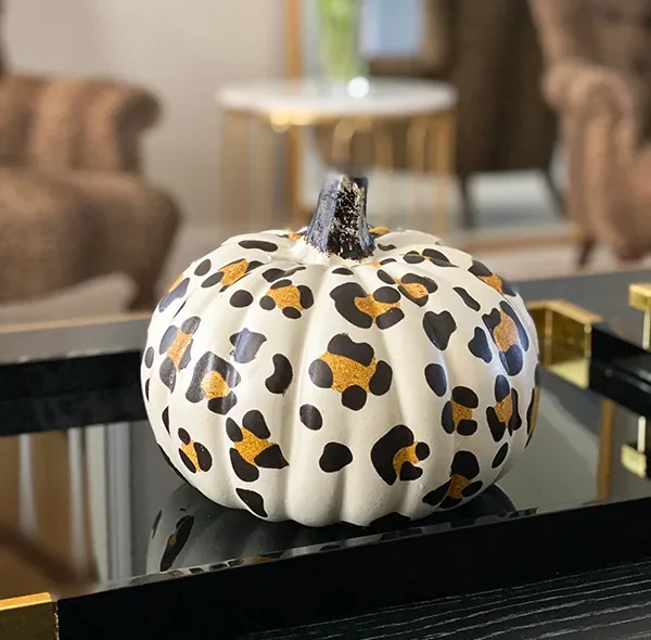 20- Leopard Print Pumpkin