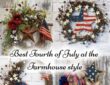 23 Best Wreaths Fourth of July at the Farmhouse style