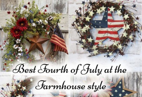 23 Best Wreaths Fourth of July at the Farmhouse style