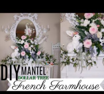 Romantic spring diy mantel beautiful floral tutorial