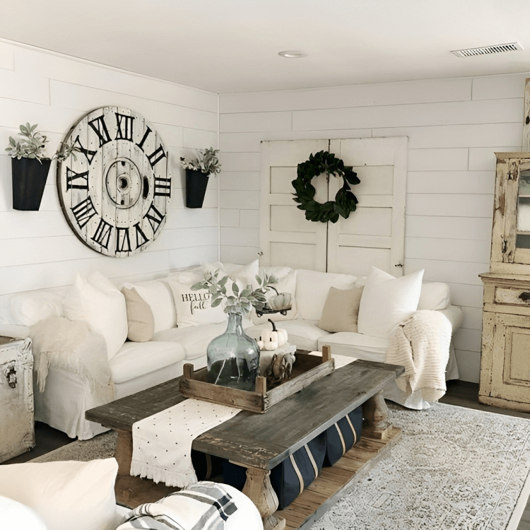 Gorgeous Contemporary Farmhouse Fall Home: Perfect Seasonal Retreat