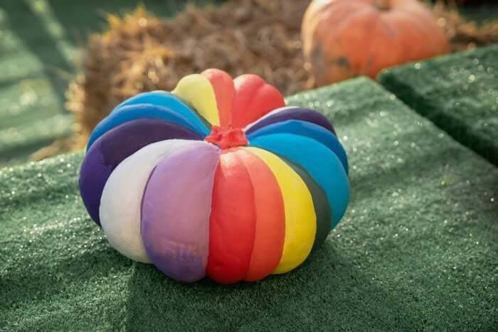 27-Rainbow pumpkin