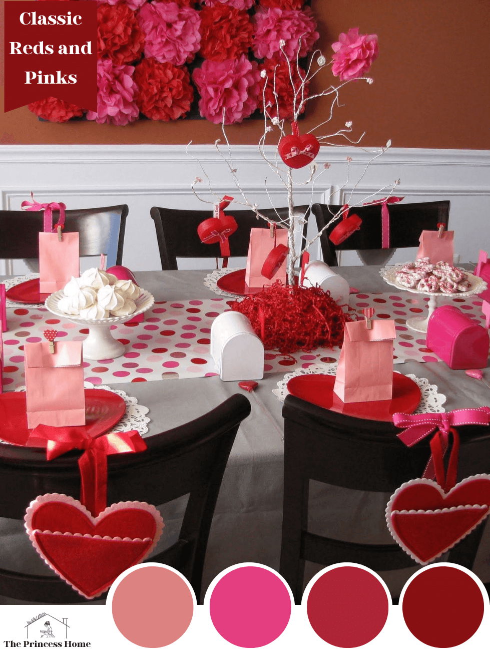 1.Classic Reds and Pinks: