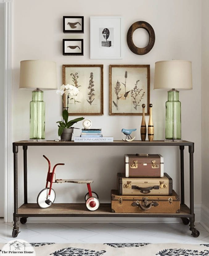 26.Eclectic Art Display: