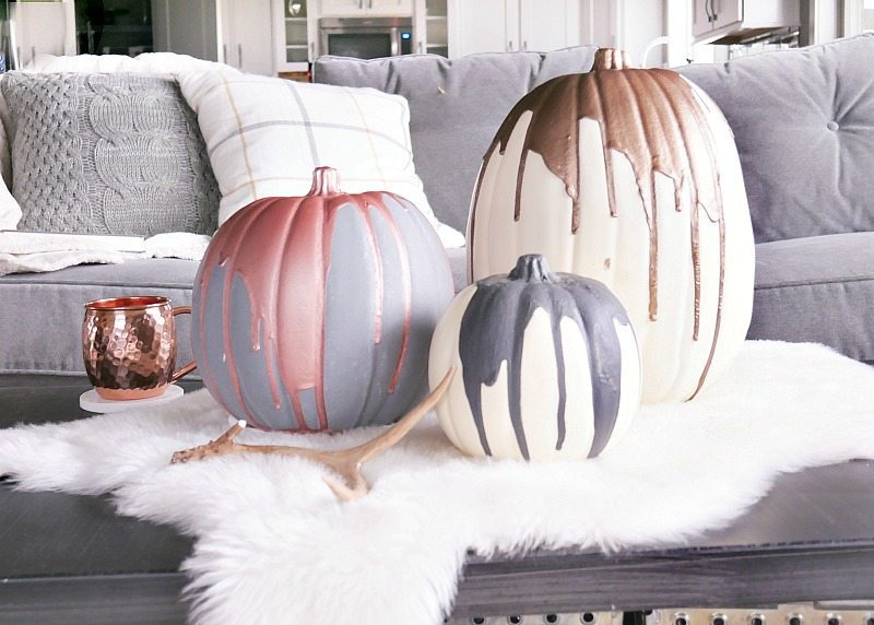 6-METALLIC PUMPKINS