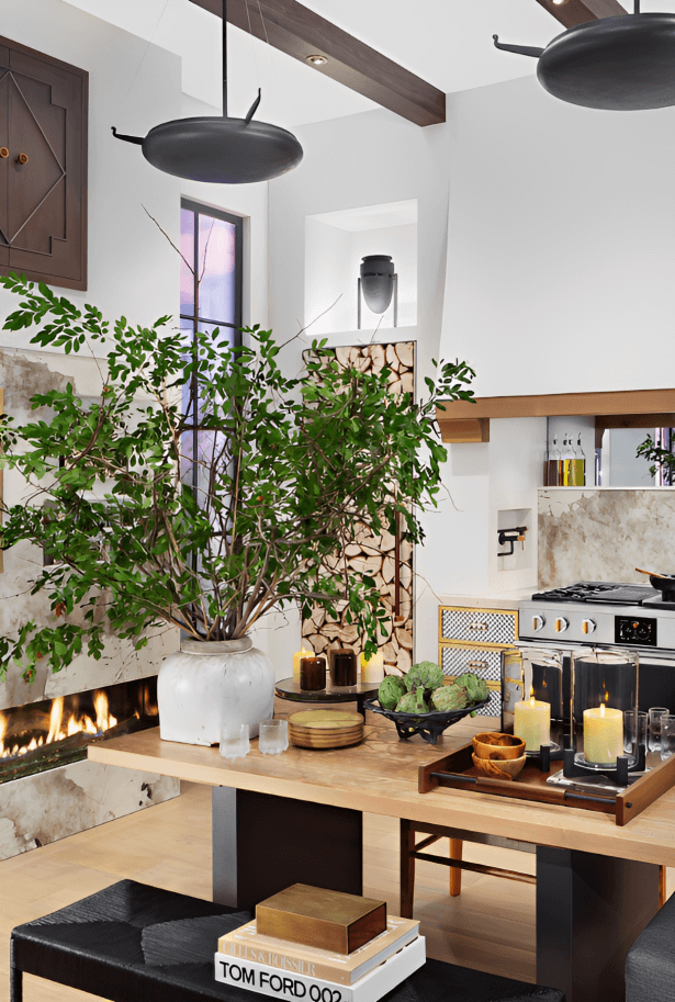 11-Incorporate a Modern Fireplace
