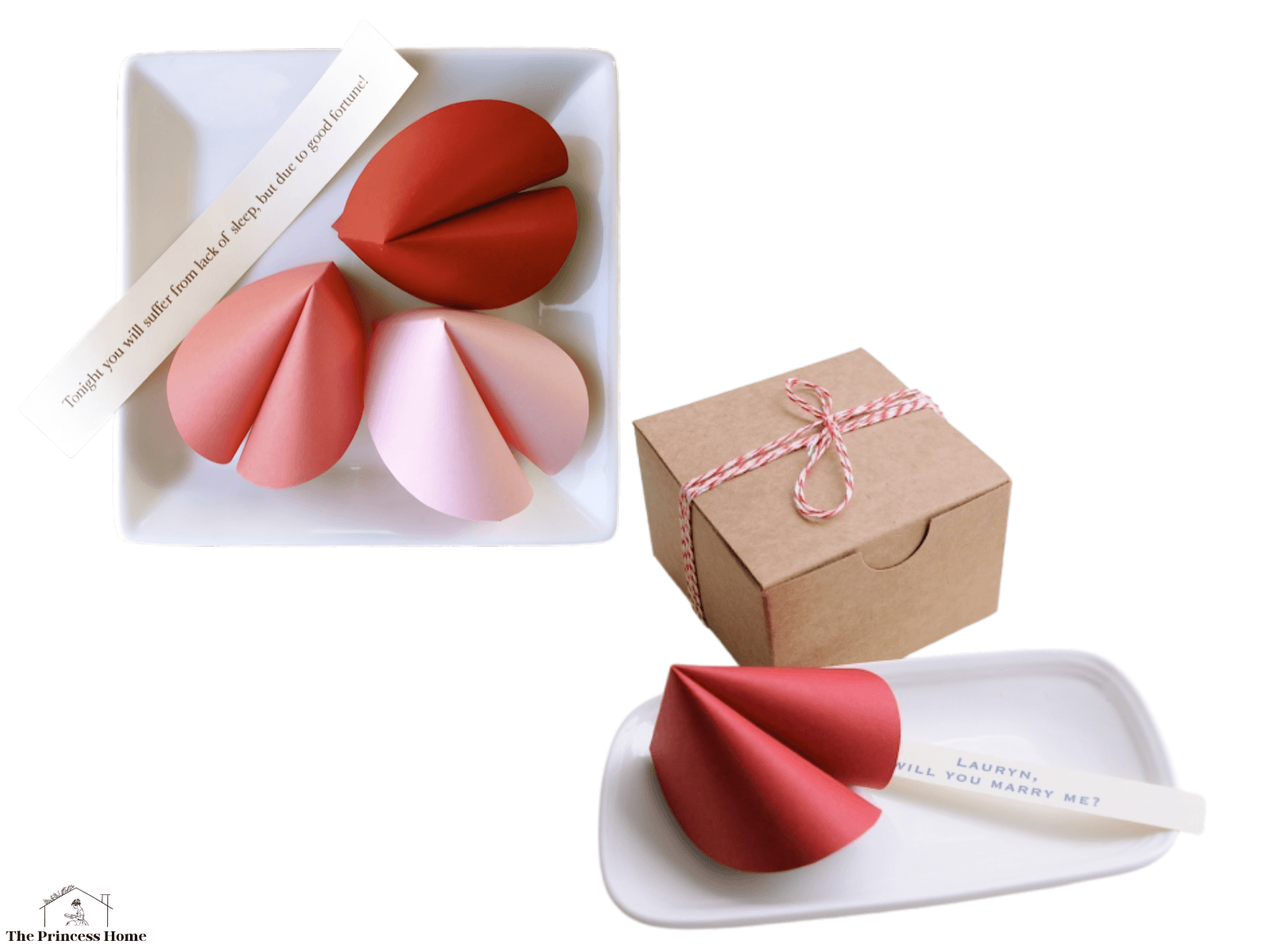 6.DIY Love Fortune Cookies: