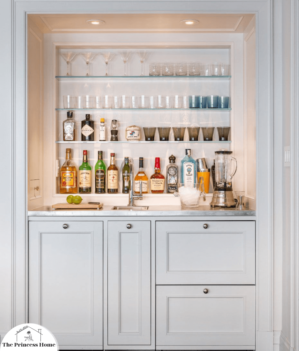 Beverage Bar or Mini Fridge: 