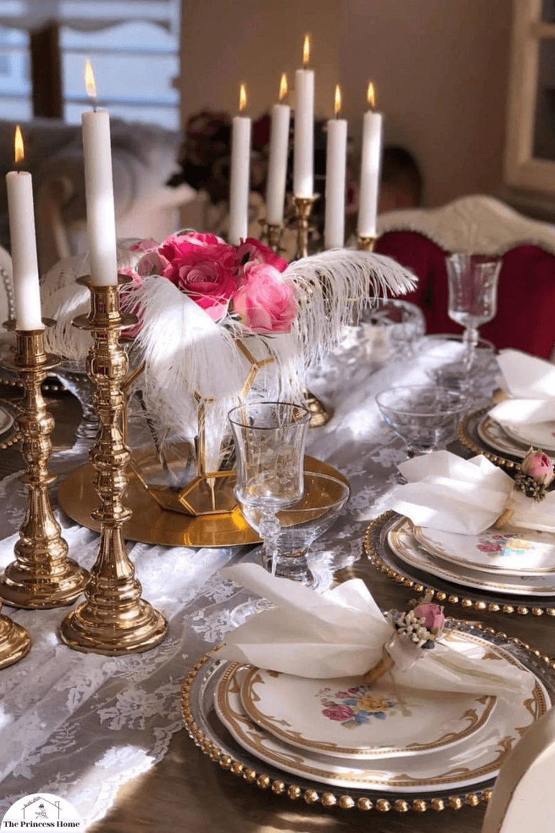 2.Metallic Candle Holders: