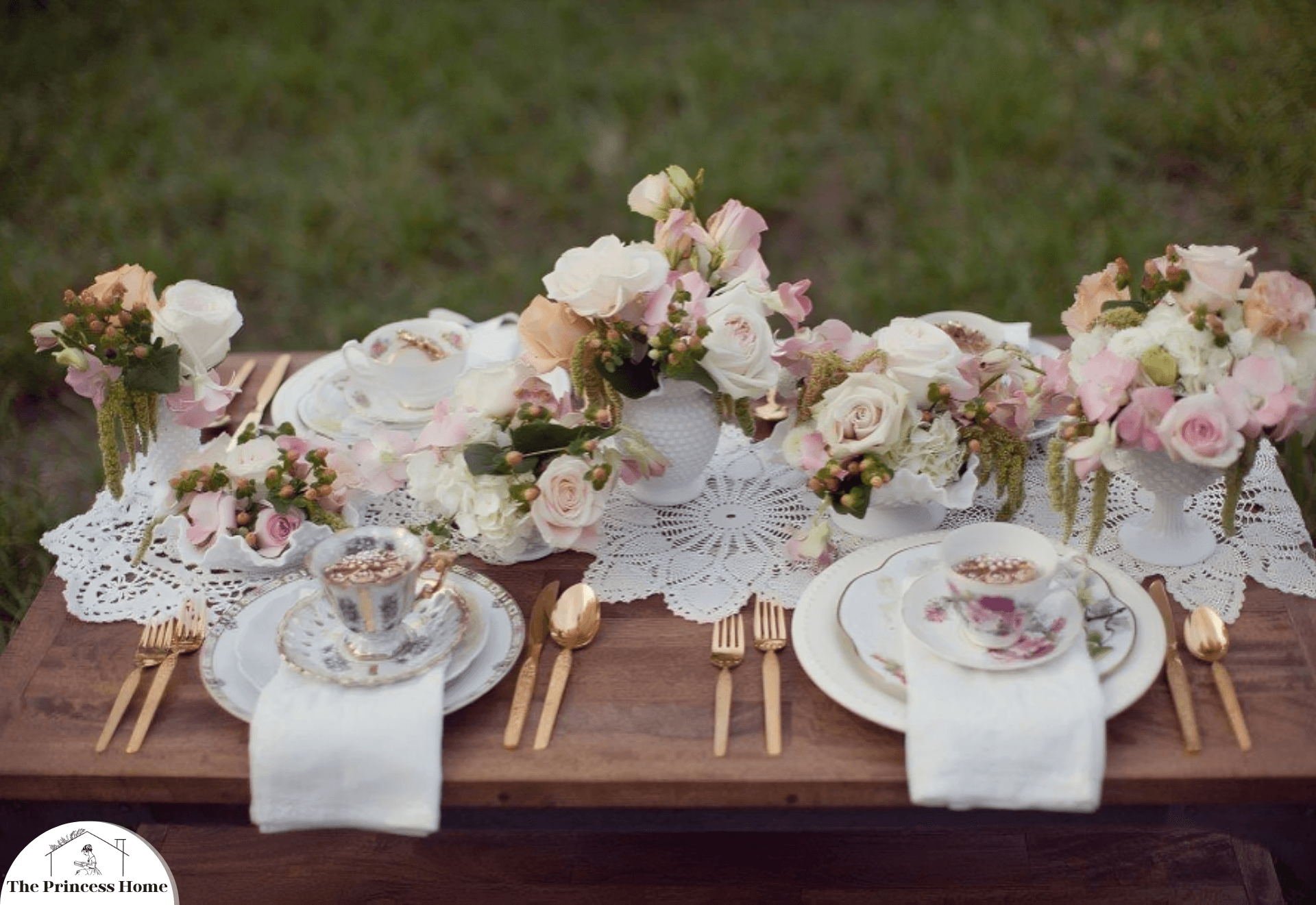 7.Mismatched Vintage China: