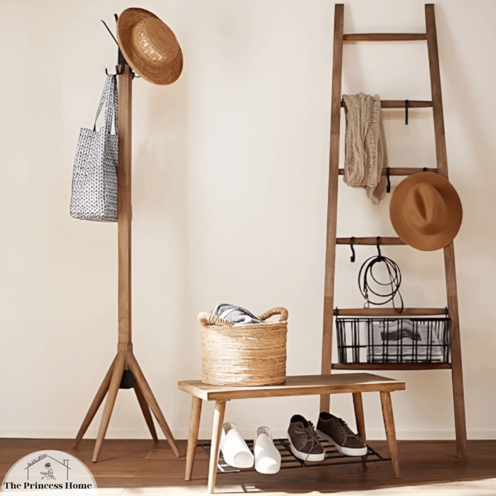 Foldable Wall-Mounted Ladder: