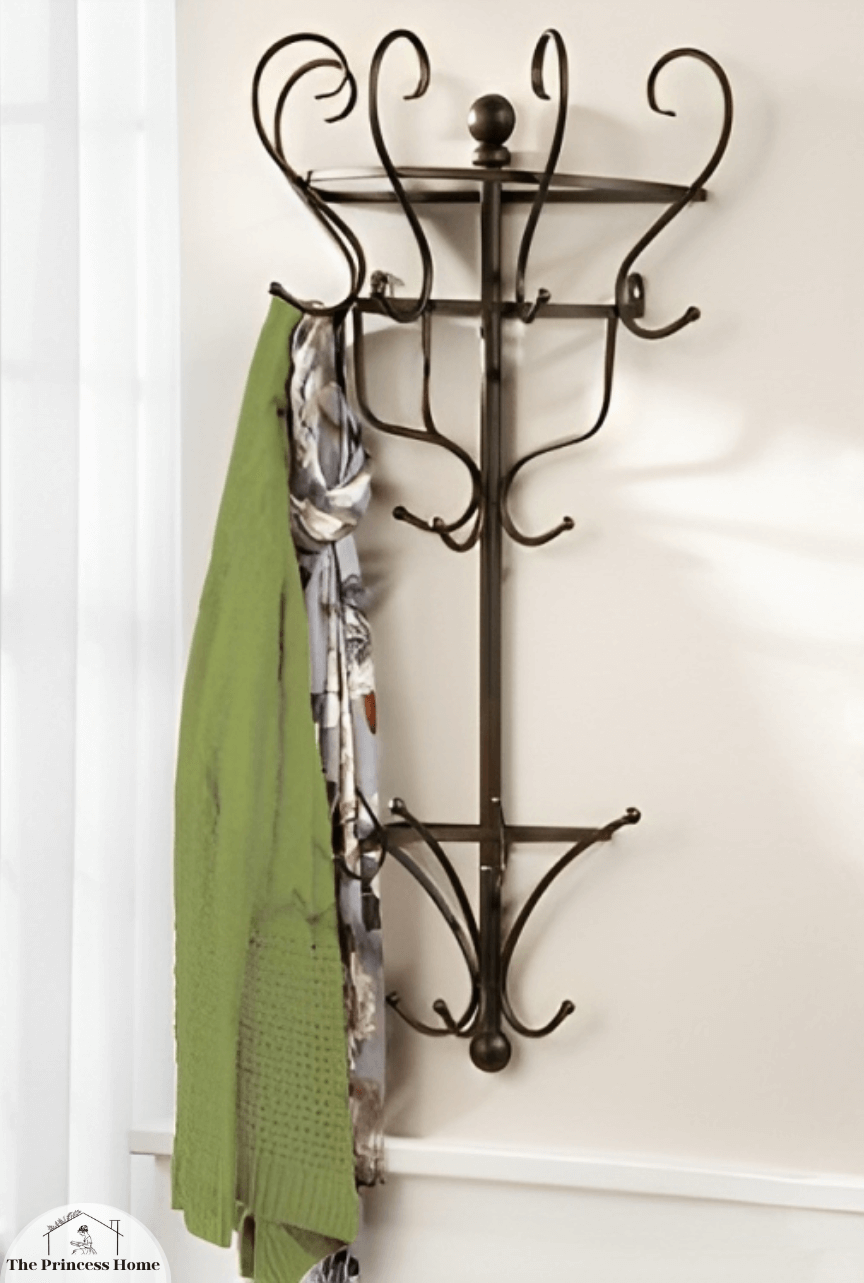 Metal Coat Rack With Umbrella Stand