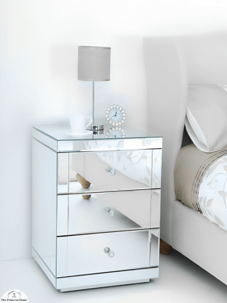 The Mirrored Bedroom Nightstand
