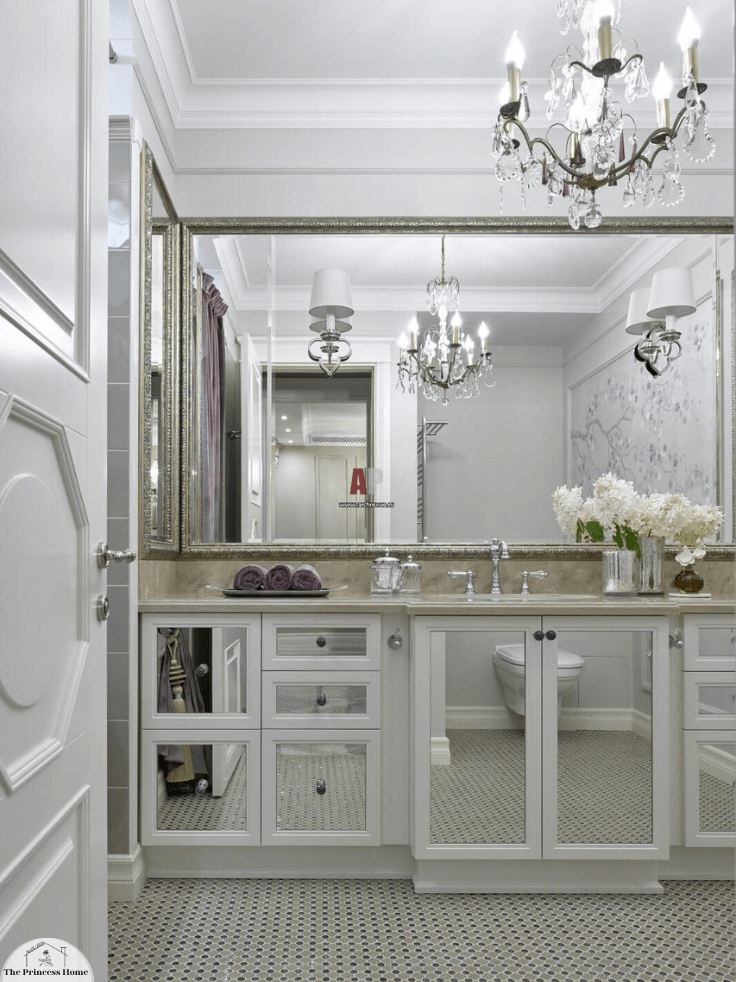 The Mirrored Bathroom Vanity