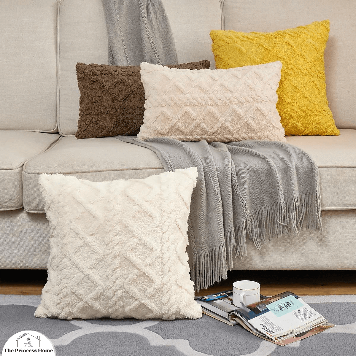 Winter-Themed Throw Pillows: