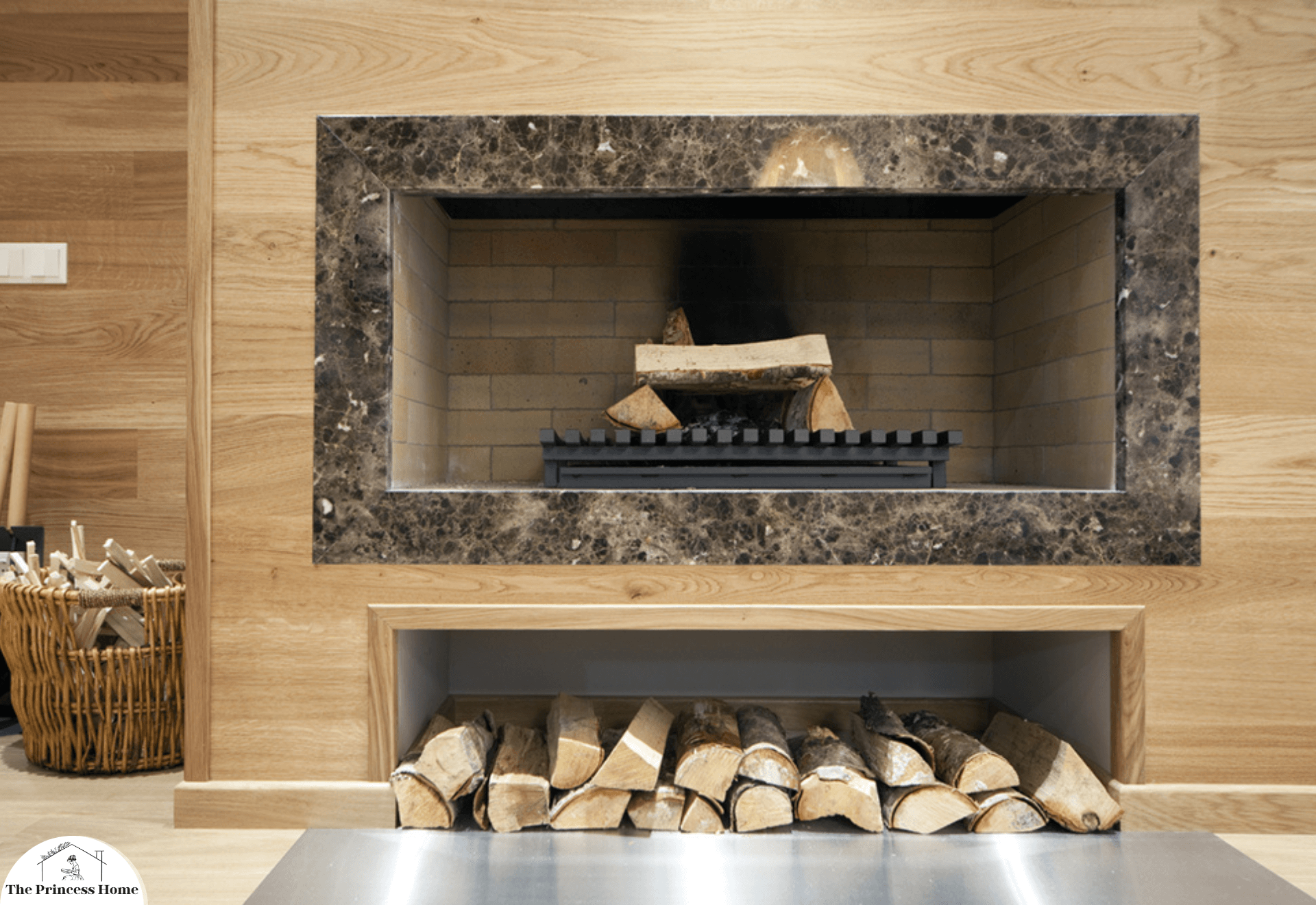 1.Wood-Burning Fireplaces: