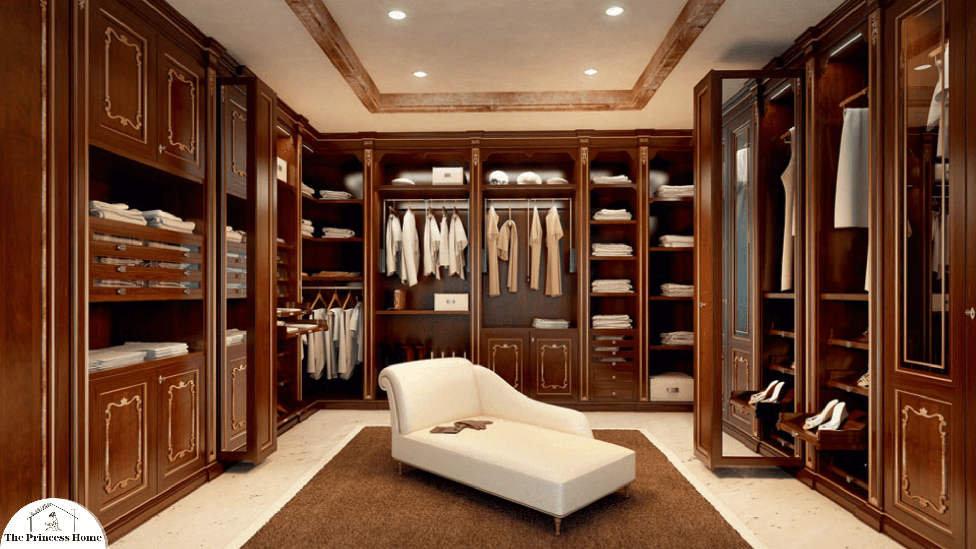 5. Open Shelving and Display Areas: