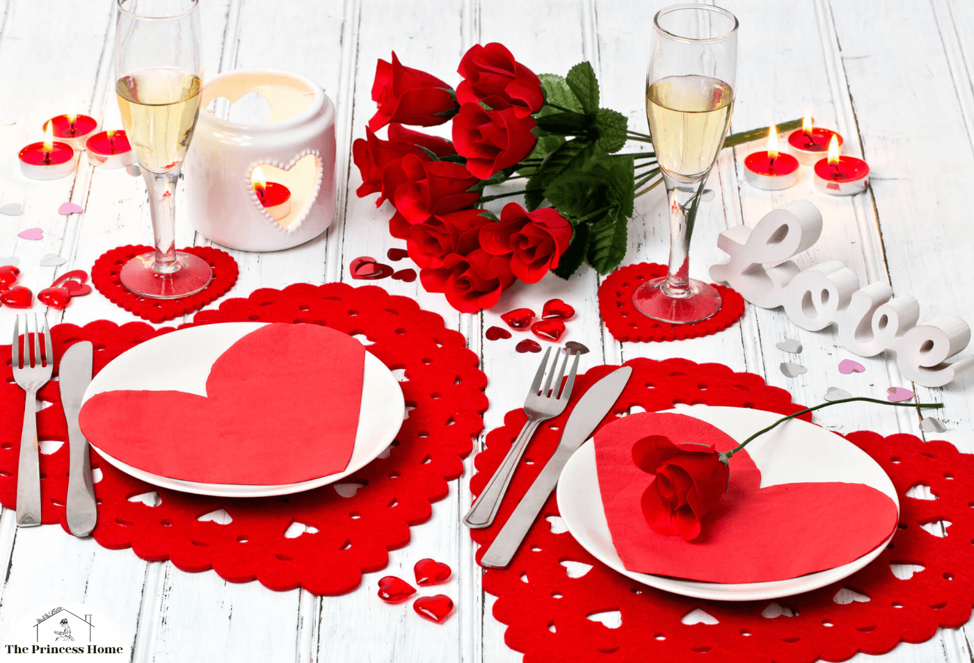 7.Love-Struck Table Settings