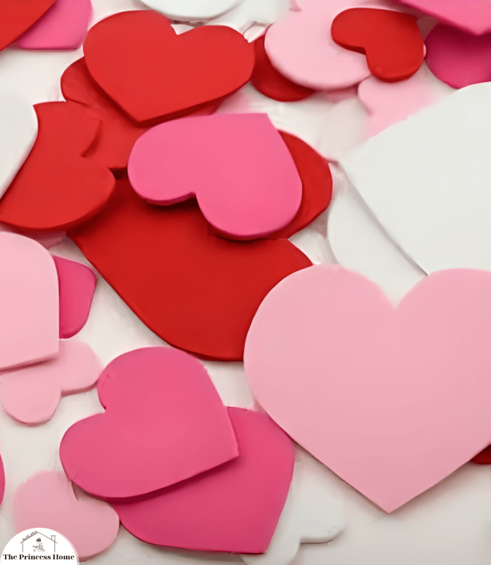 8.Hanging Paper Hearts