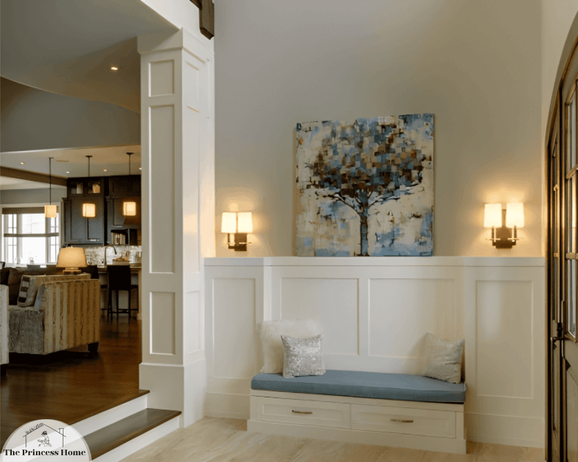 6. **Strategies for a Living Room-Adjacent Entryway**