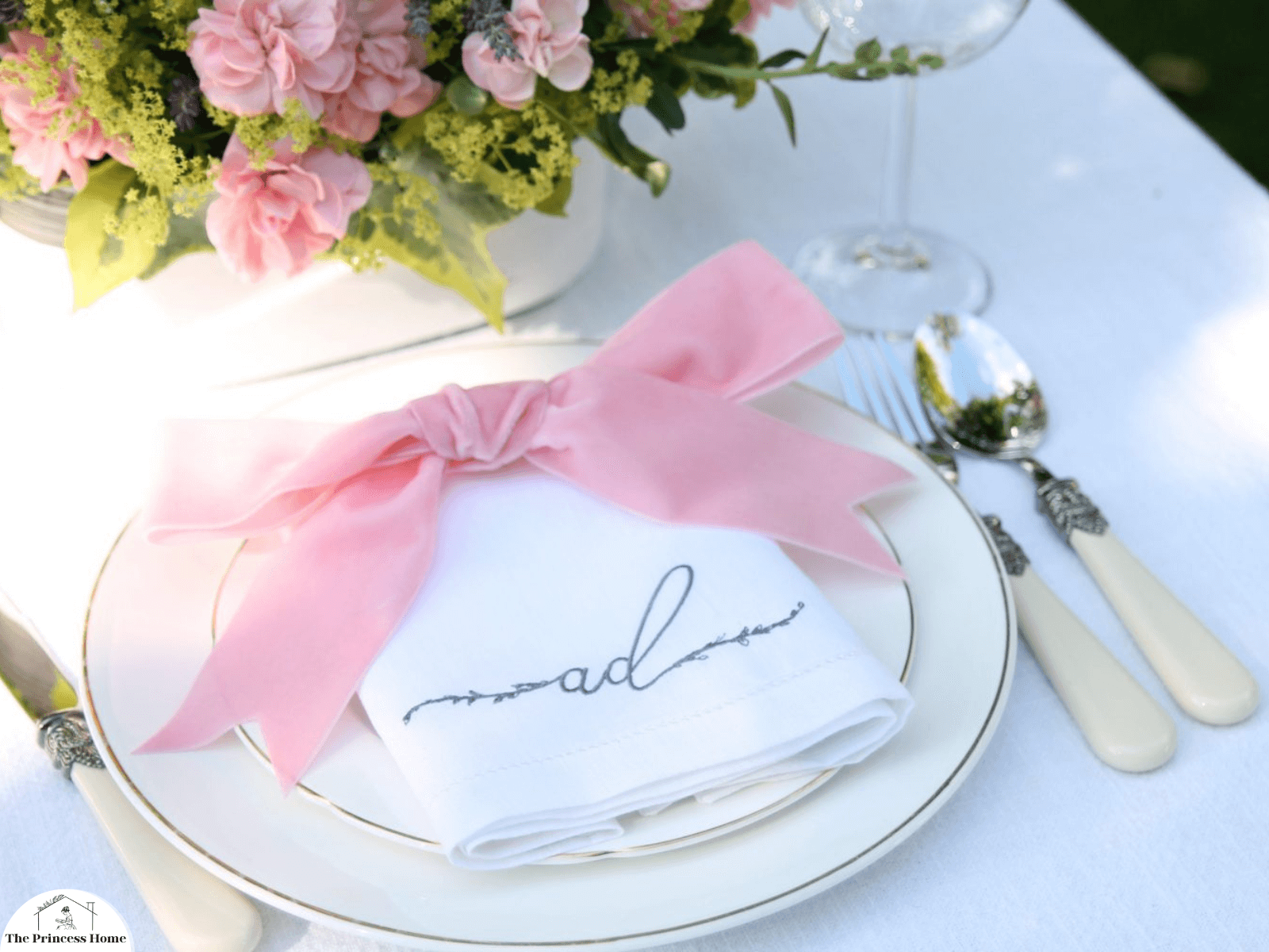 5.Monogrammed or Embroidered Napkins: