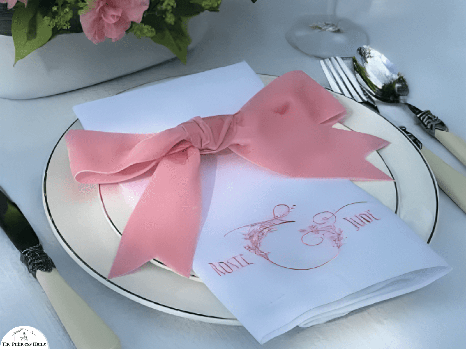 5.Monogrammed or Embroidered Napkins: