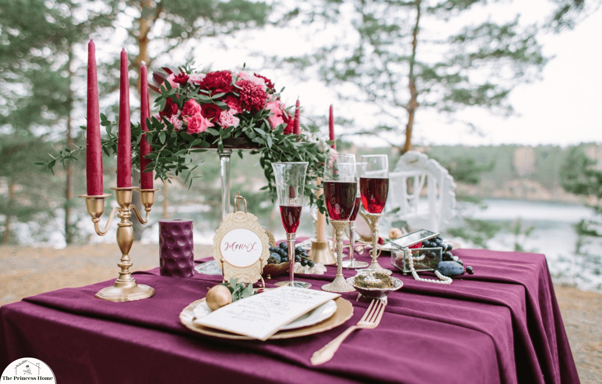 8.Coordinate with Tableware: