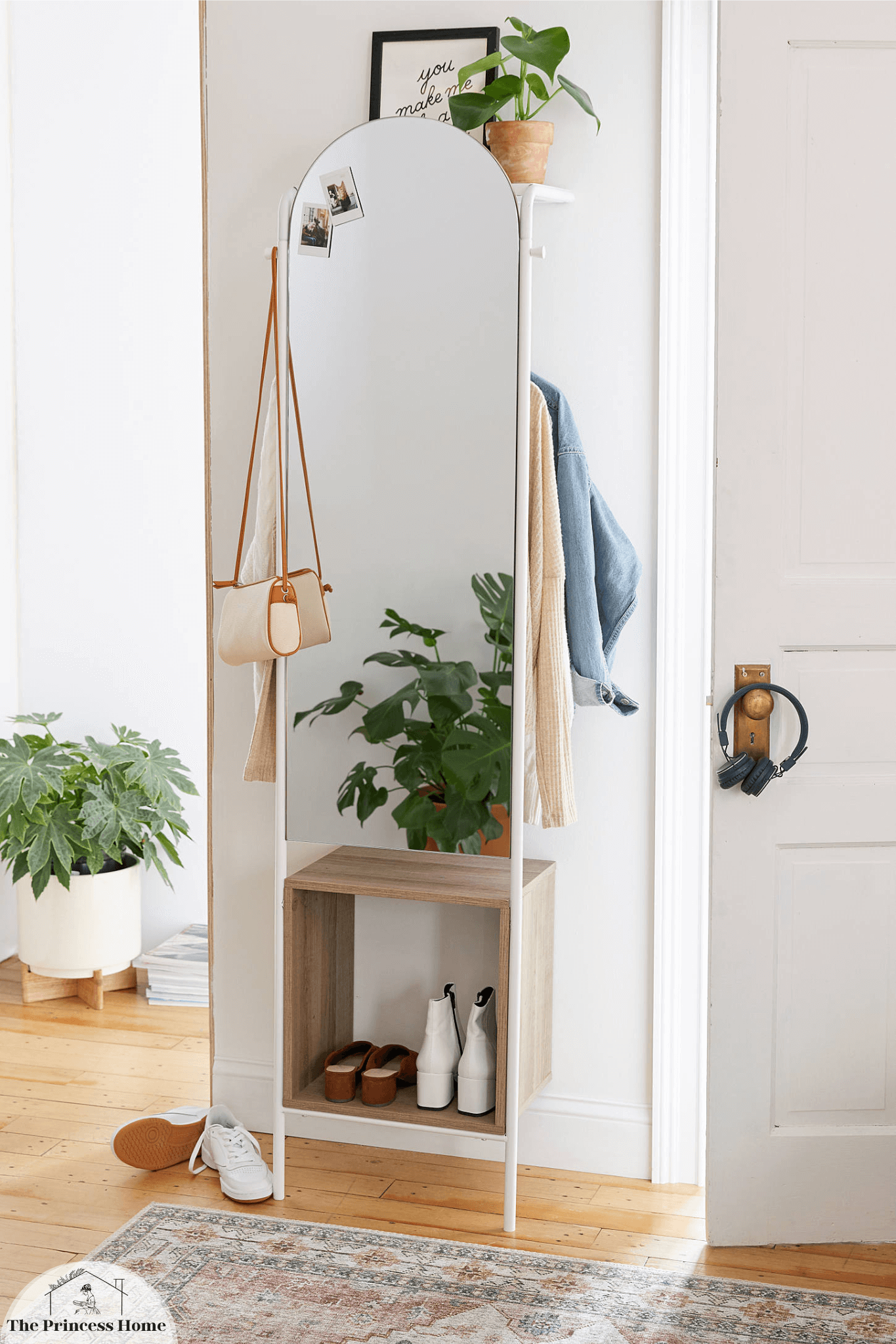 Mirror with Hidden Storage: