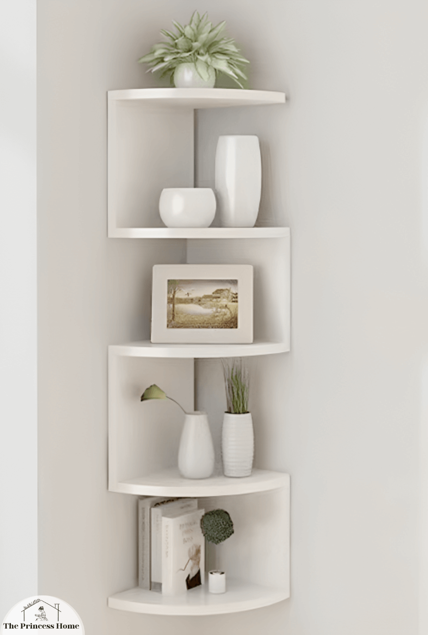 Corner Wall Shelves: