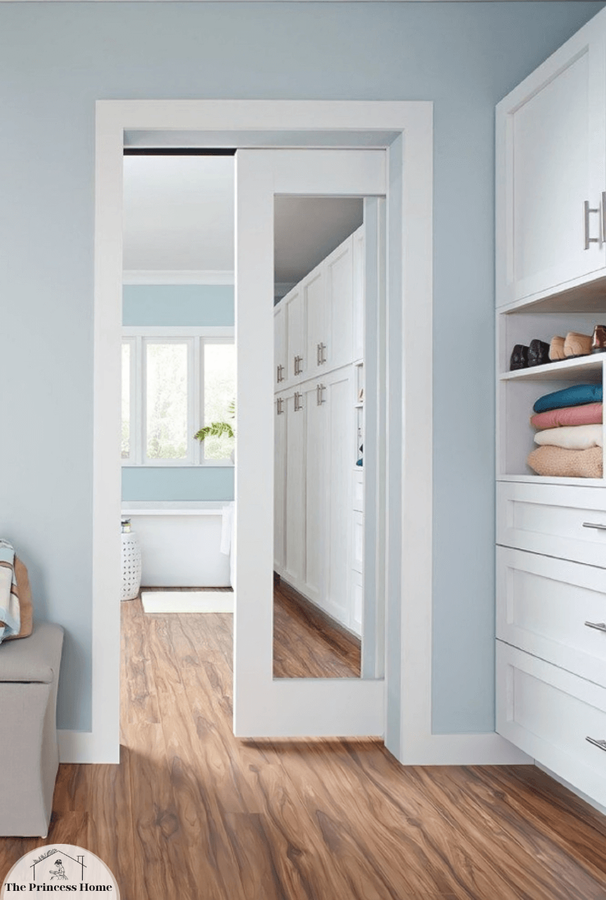 Pocket Doors with Mirrors: