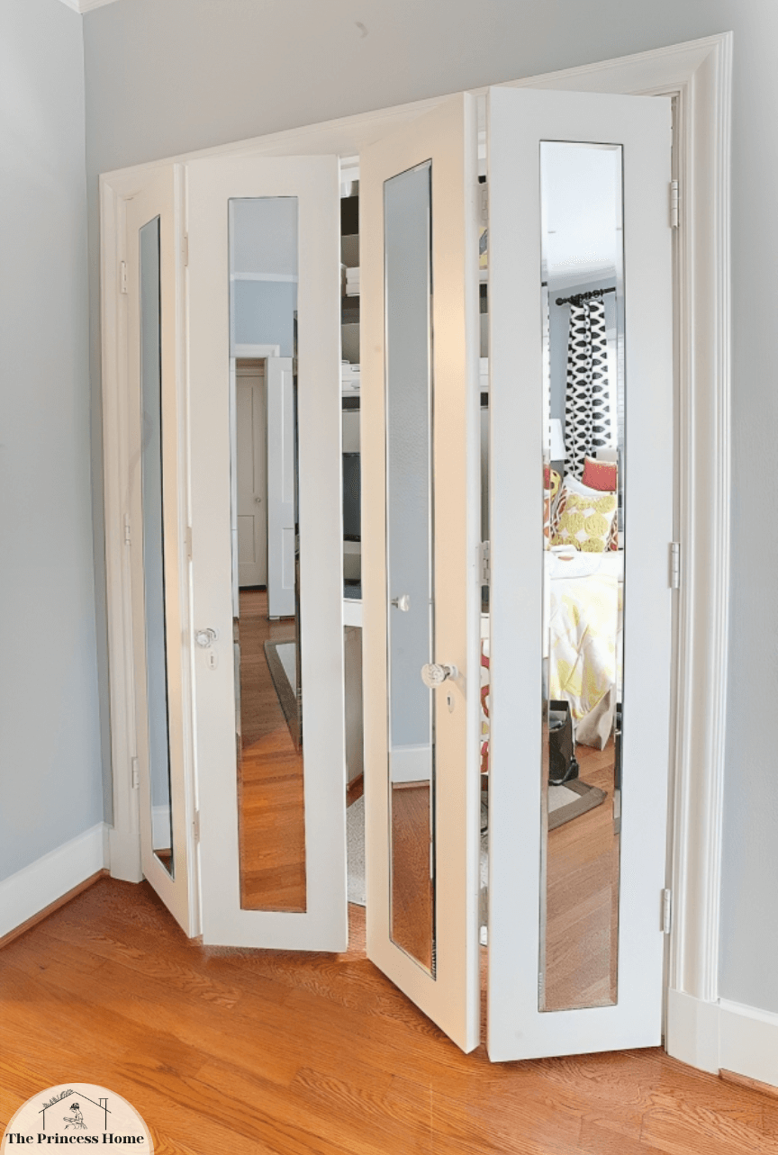 Pocket Doors with Mirrors: