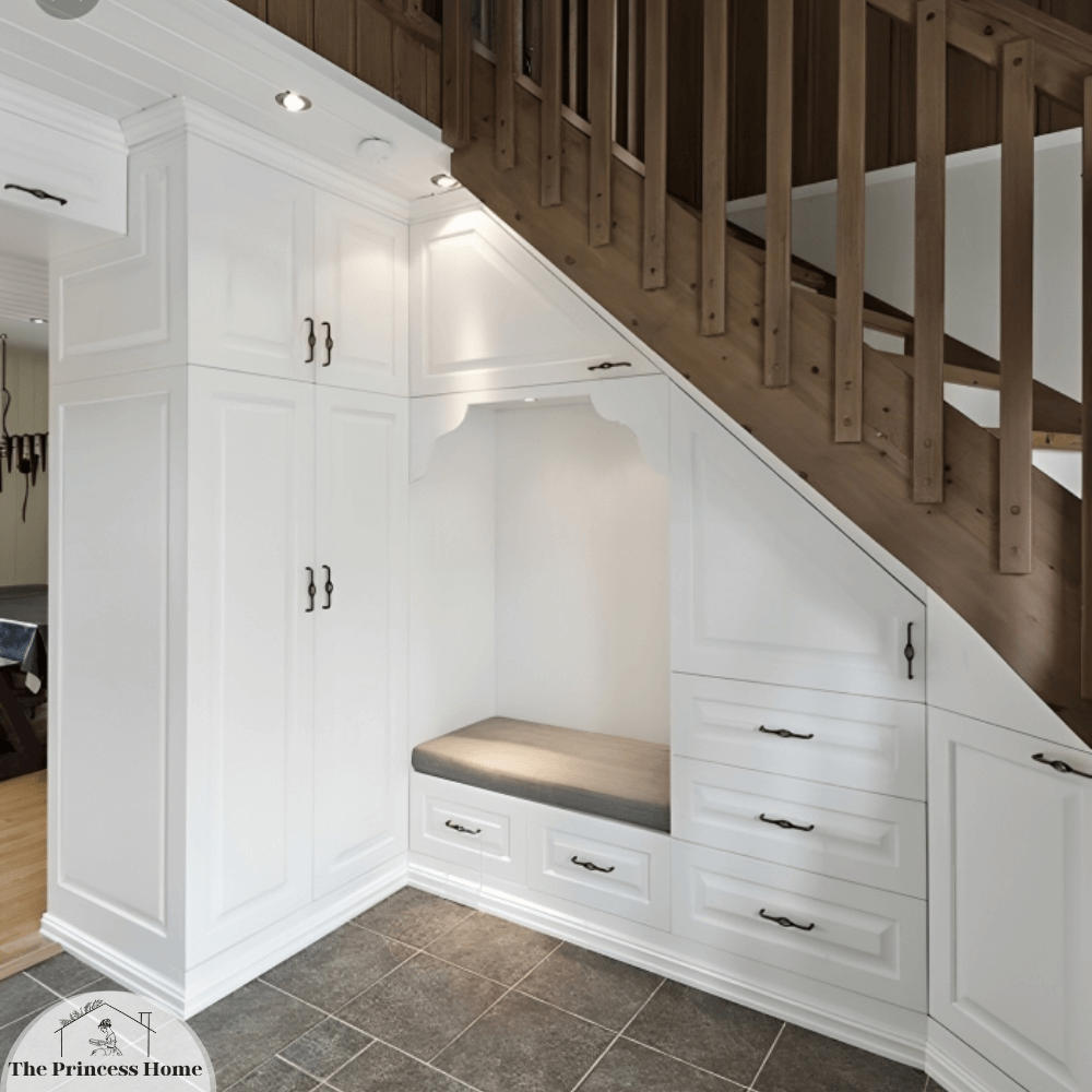 Staircase Storage Drawers: