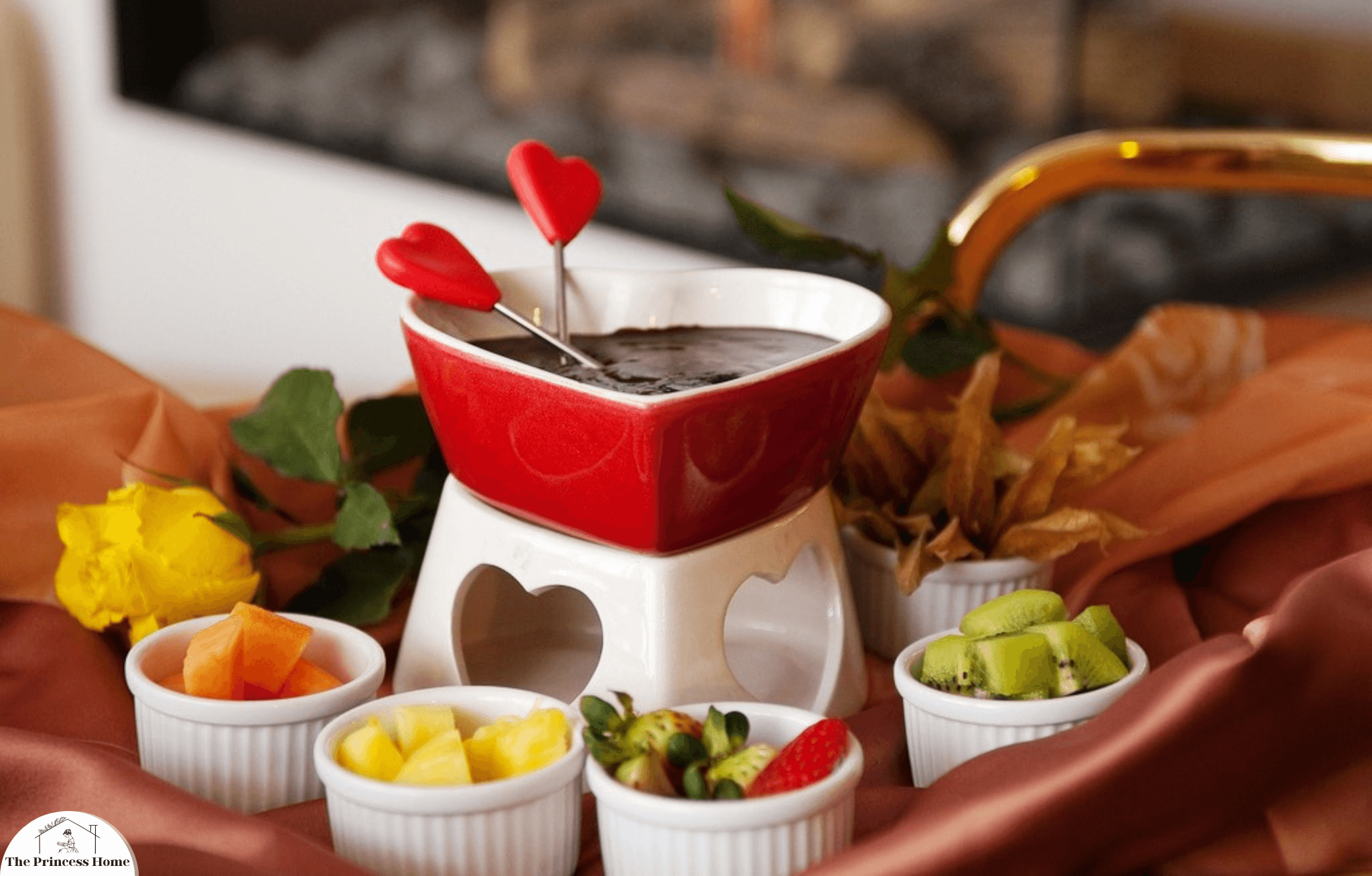 7.Chocolate Fondue Station:
