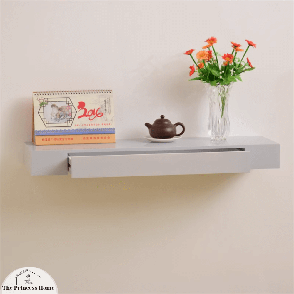 Hidden Drawer Shelves: