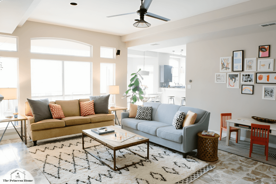 26.Zone Your Living Room