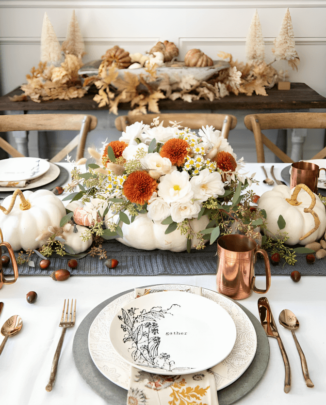 Unique 23 Fall Tablescape Ideas: Bringing Warmth and Elegance